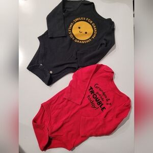 Grandma/Grandpa onesies 6-12/12 month